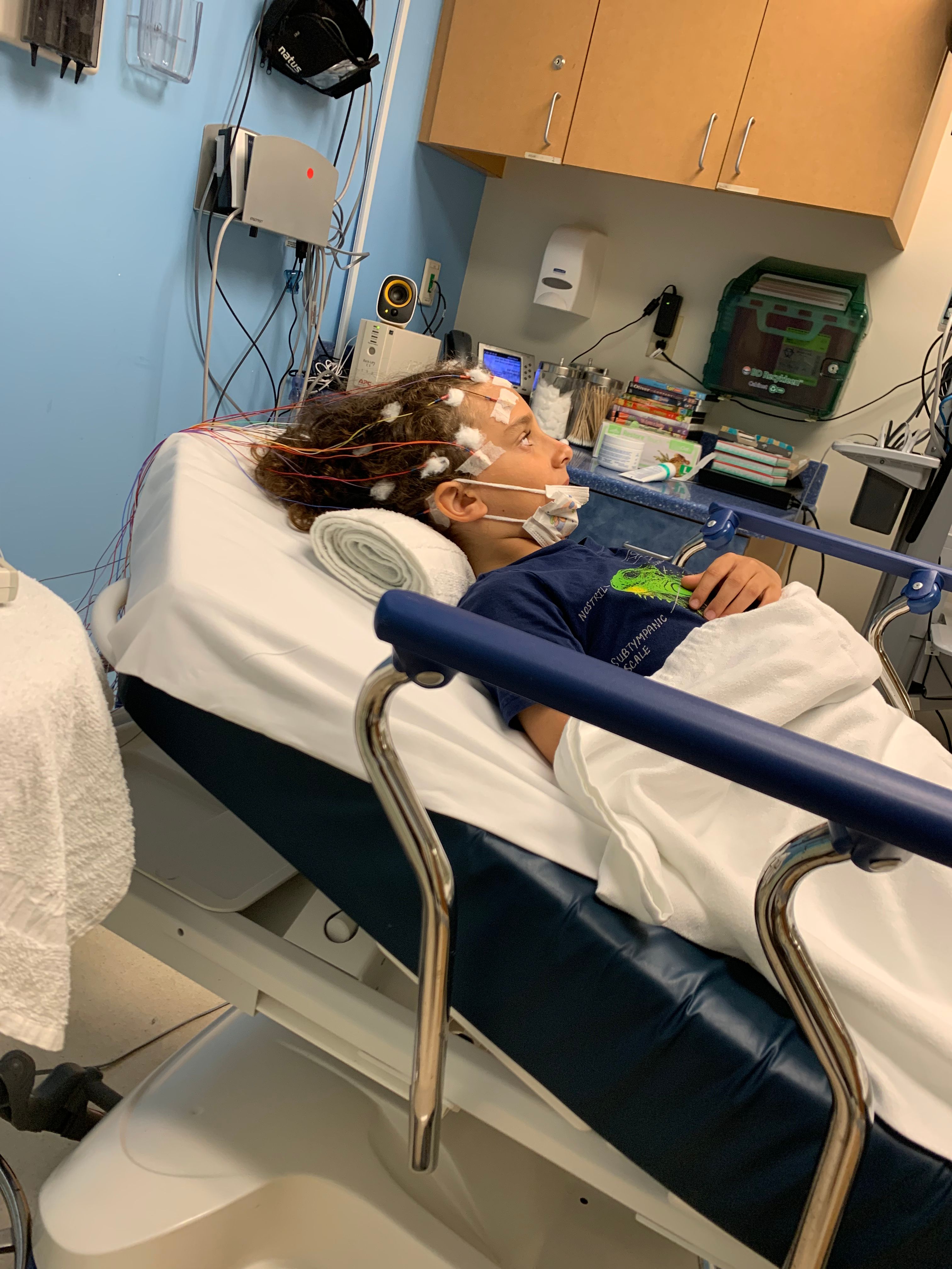 Trystan in a medical setting